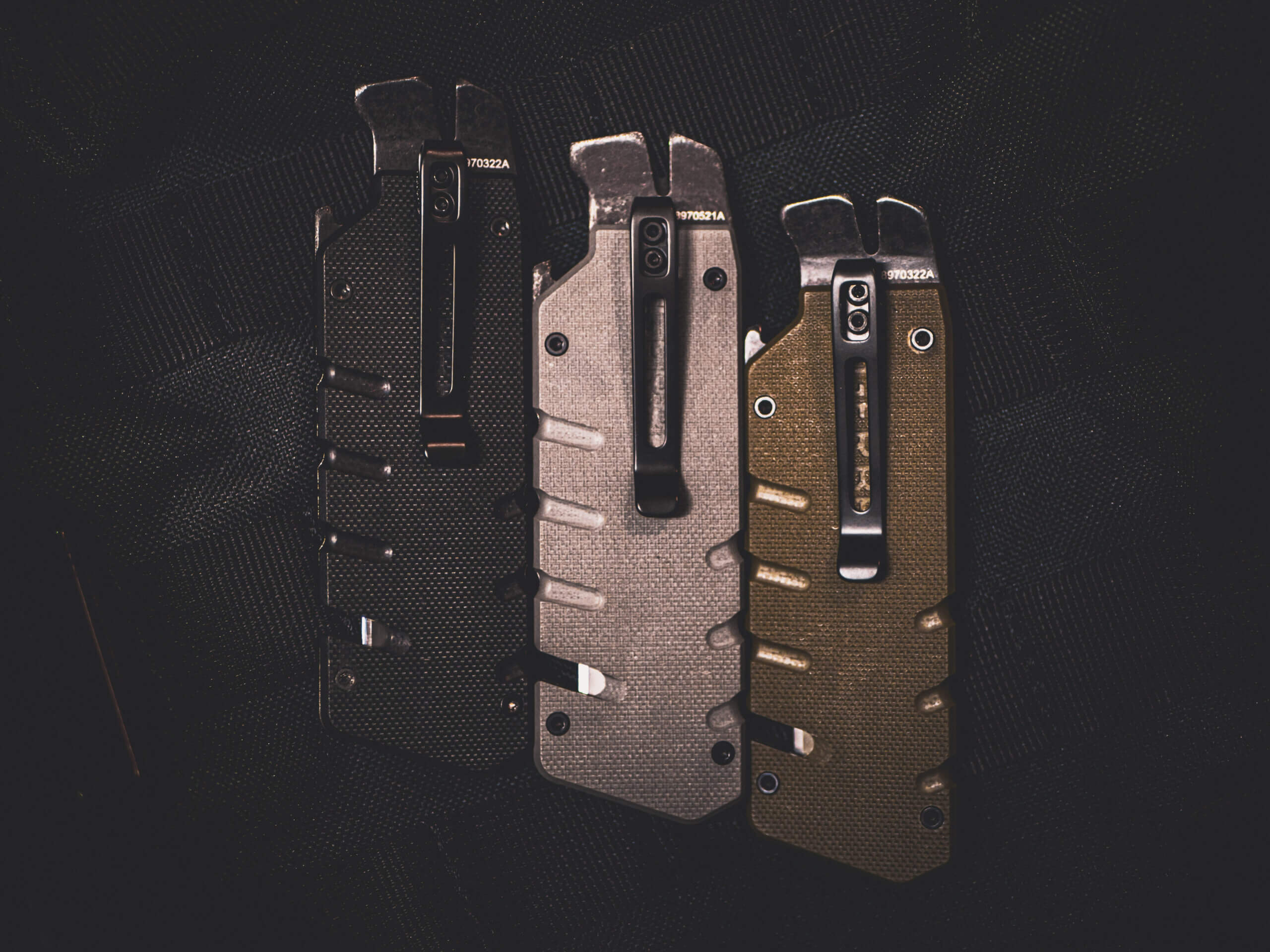 GERBER Prybrid Deep Carry Pocket Clip + Adapter Kit - SILVER or BLACK