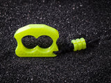 AIR KNUX™ - Ultralite Double Finger EDC Stealth Knuckles - Translucent Alien Blood (UV Reactive)