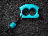 AIR KNUX™ - Ultralite Double Finger EDC Stealth Knuckles - Translucent Frozen Aqua