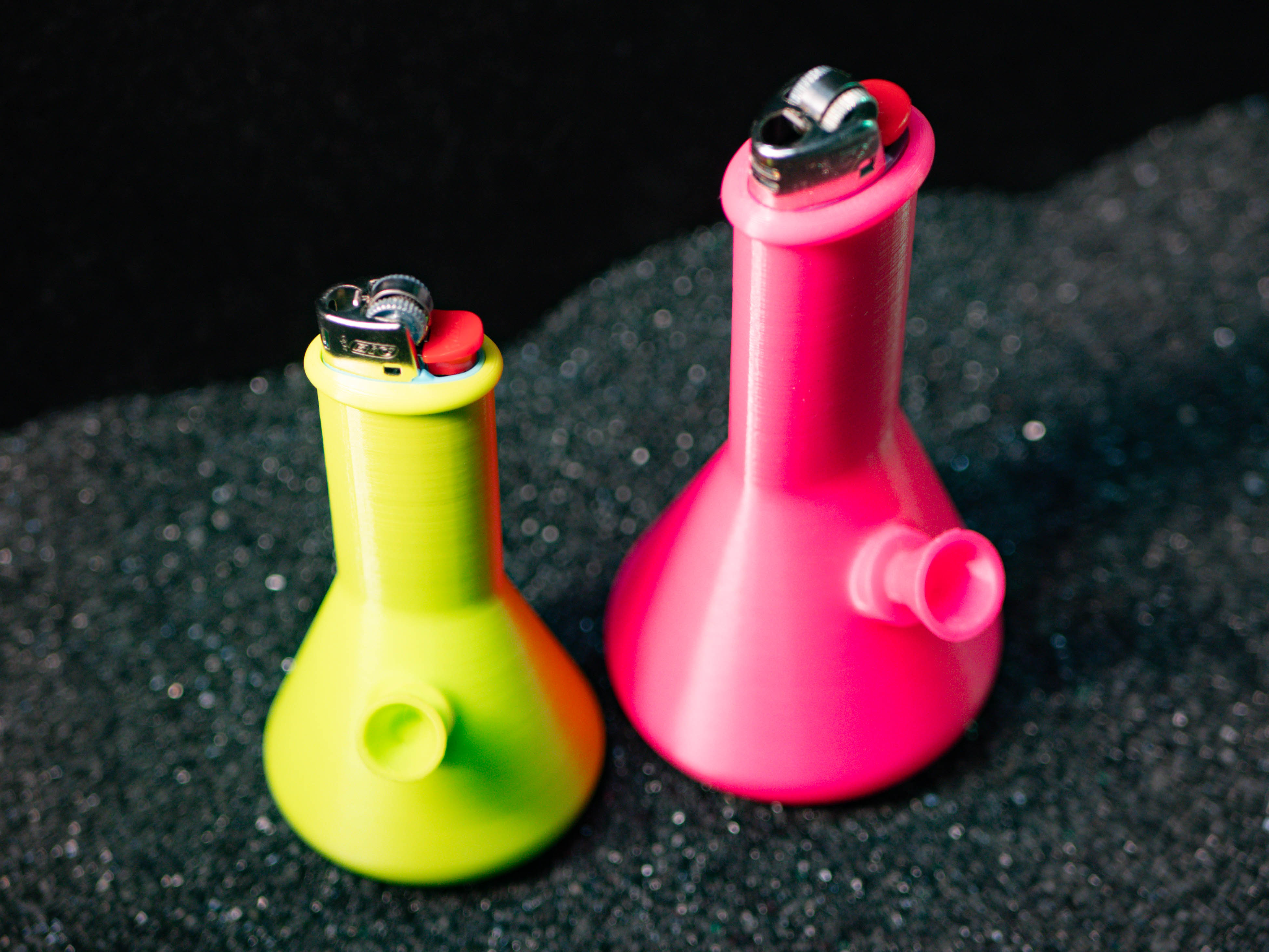 Beaker Lighter Case - BIC MINI VERSION - 48 Colors