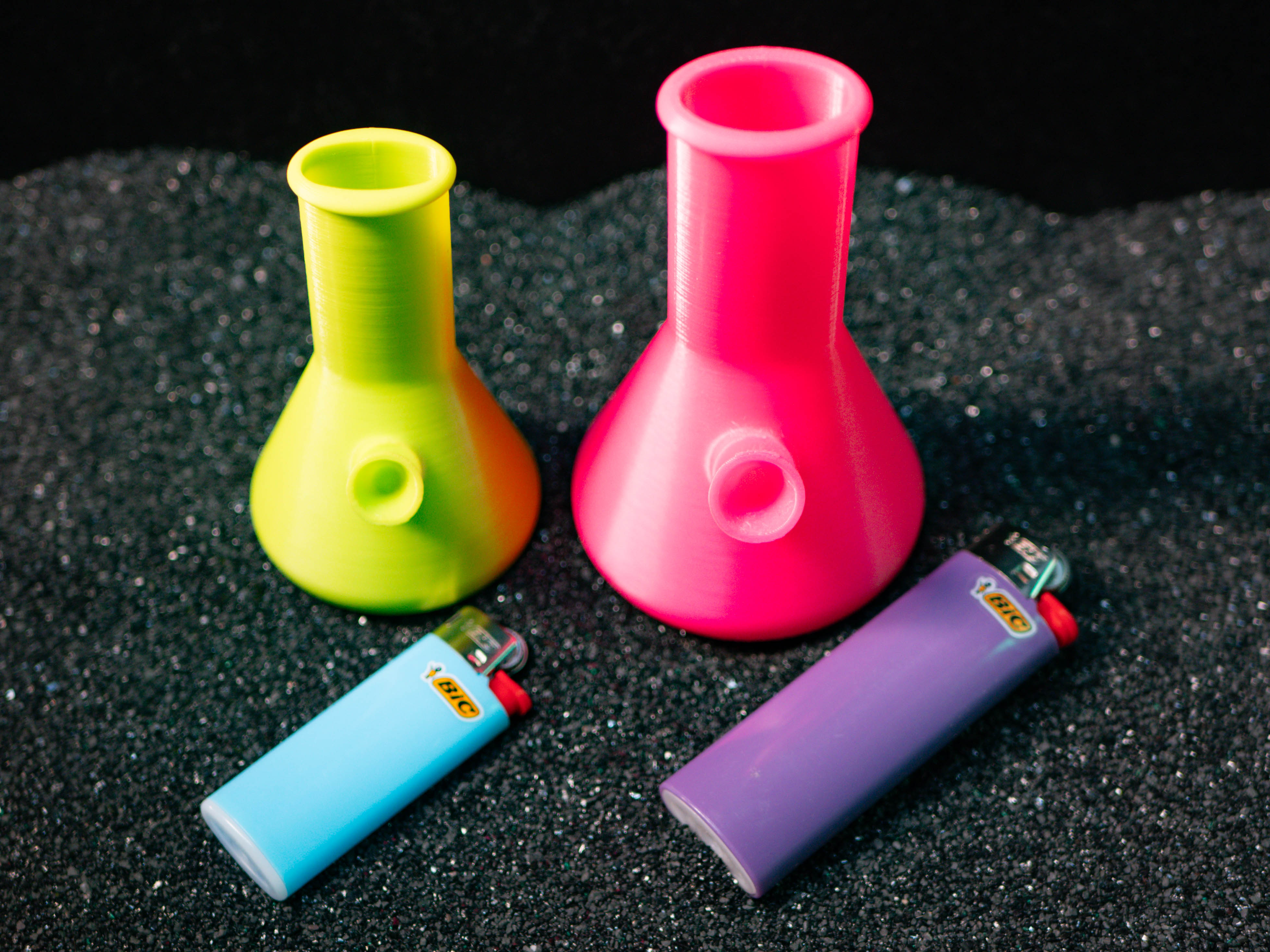 Beaker Lighter Case - BIC MINI VERSION - 48 Colors