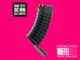 WAFFLEMAG™ - BIC MINI SIZE - Lighter + Stash Case - 48 COLORS