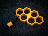 STINGR™ - Hexagon Knucks + Lanyard & EDC Bead - 48 COLORS