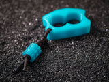 AIR KNUX™ - Ultralite Double Finger EDC Stealth Knuckles - Translucent Frozen Aqua