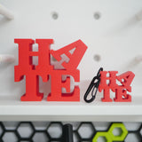 LOVE Park - Logo Flip - HATE Sculpture & Keychain