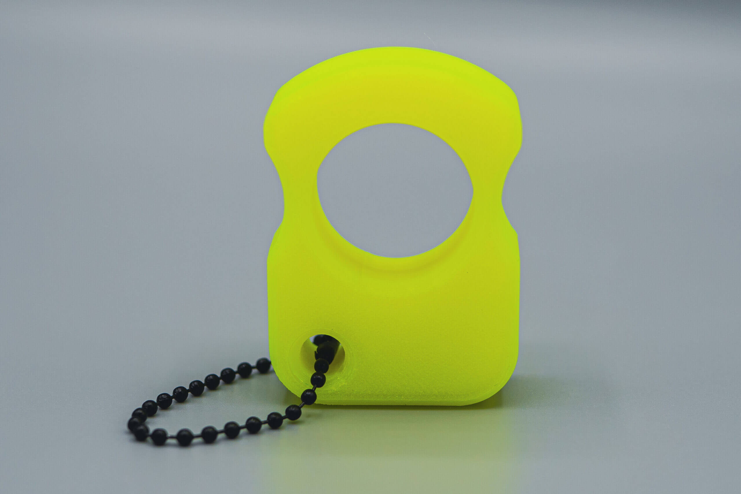 EDC Single Finger Knuck - TRANSLUCENT NEON YELLOW