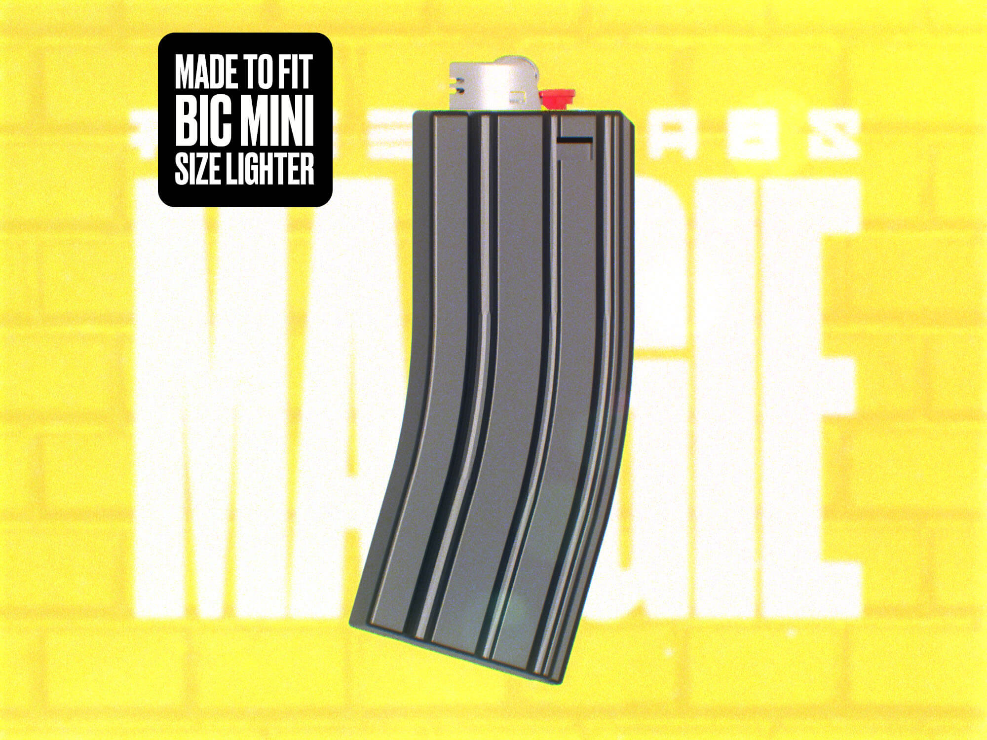 MAGGIE - BIC MINI SIZE - Magazine Lighter Case - 48 COLORS